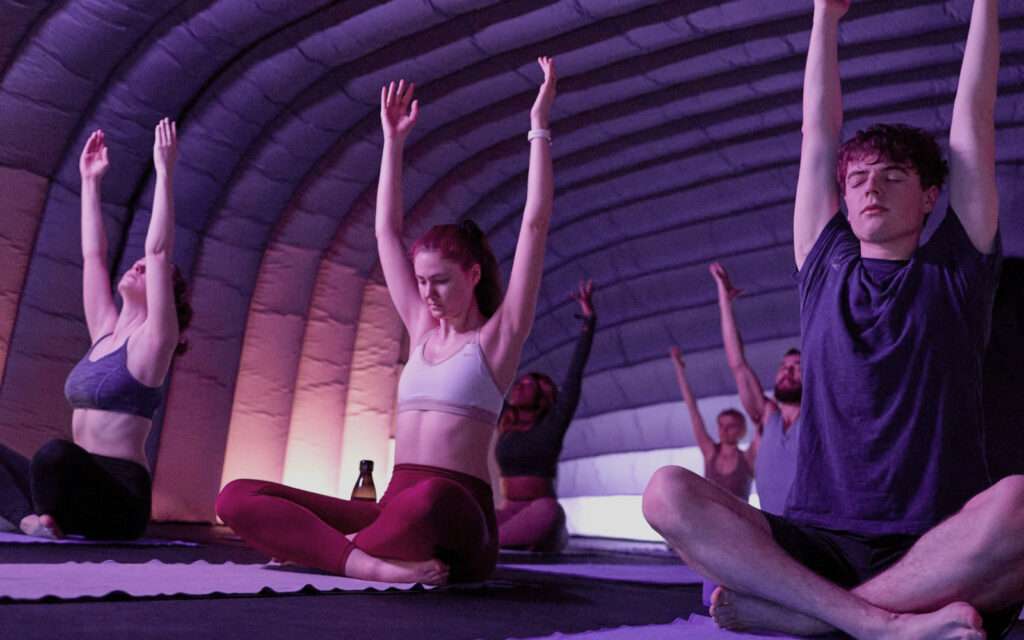 Heels Agency Editor Demi Karan Startup Business Hot Pod Yoga Franchise Opprotunity Yoga Wellness Yoga