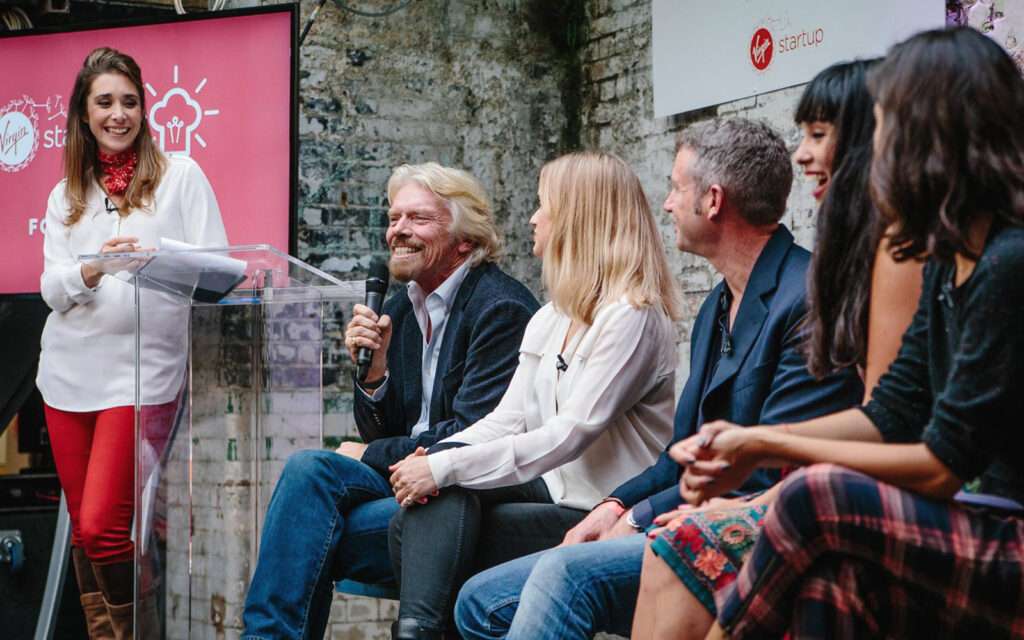 Heels Agency Founder Editor Demi Karan Interview with Richard Branson Virgin Startup Foundation Mentor
