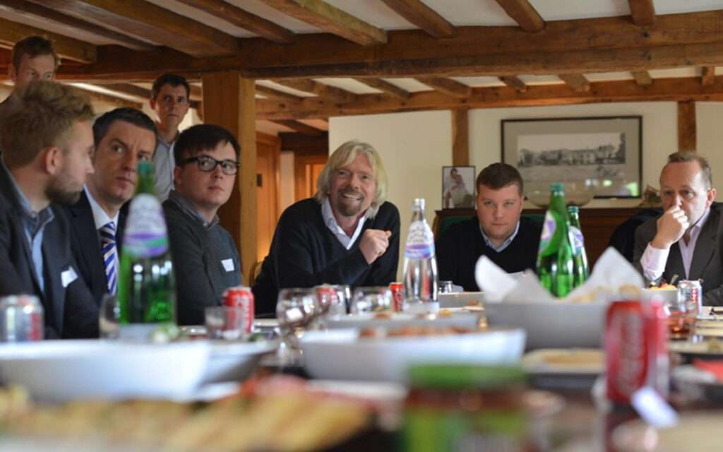 Heels Agency Founder Editor Demi Karan Interview with Richard Branson Virgin Startup Foundation Mentoring