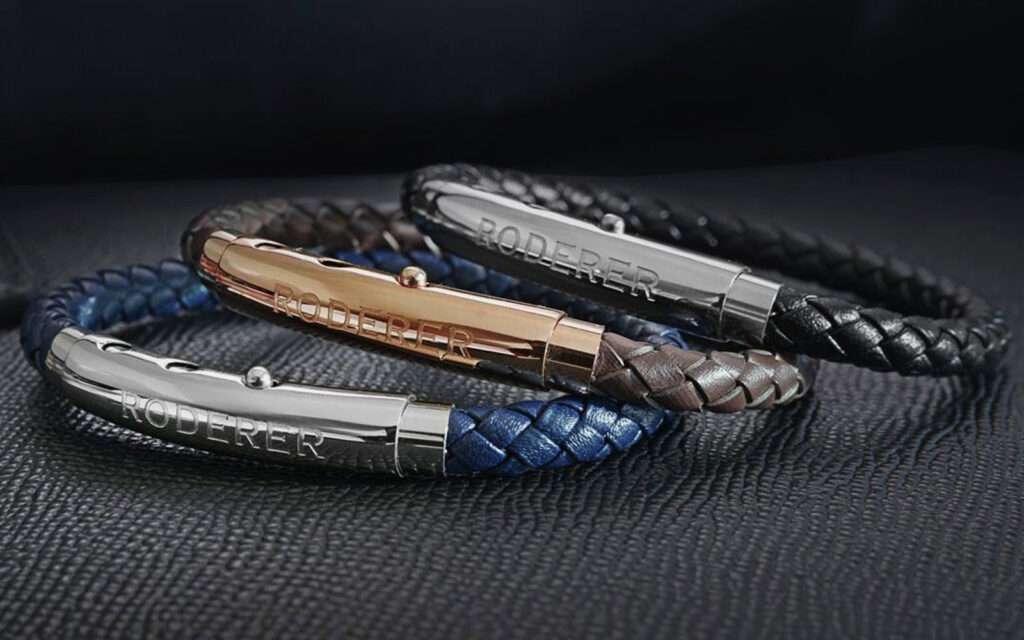 Heels Agency Editor Demi Karan Roderer Stylish Leather Goods for Men Leather Bracelets