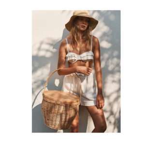 Heels Agency Editor Demi Karan Heels Agency Editor Demi Karan The Beach People Original Jute Bag Picnic Basket Gift