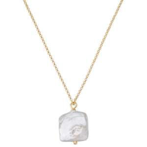 Heels Agency Editor Demi Karan Indigo Jade Jewellery Baroque Pearl Gold Necklace
