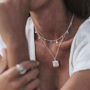 Heels Agency Editor Demi Karan Indigo Jade Jewellery Baroque Pearl Necklace Fashion Jewellery