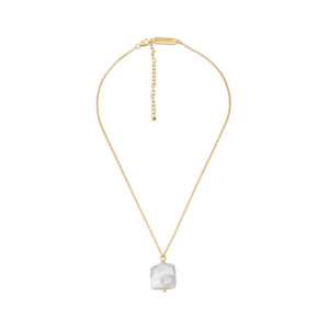 Heels Agency Editor Demi Karan Indigo Jade Jewellery Baroque Pearl Necklace Gold + Silver