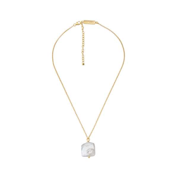 Heels Agency Editor Demi Karan Indigo Jade Jewellery Baroque Pearl Necklace Gold + Silver