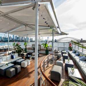 Heels Agency Editor Demi Karan SeaDeck Cruise Bar Sydney Harbour VIP Guest Event Package