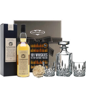 Heels Agency Editor Demi Karan Pamper Hamper Gifts for Him Waterford Decantor & Linkwood Whisky Luxury Gift