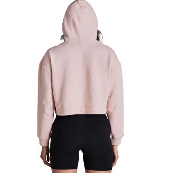 Heels Agency Editor Demi Karan Goat the Label Pink Goat Signature Crop Back Hoodie