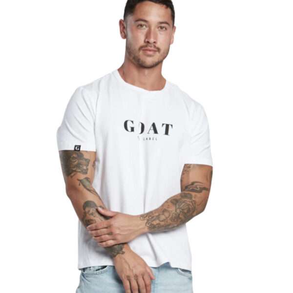 Heels Agency Editor Demi Karan Goat the Label White Goat Classic Men's Tshirt