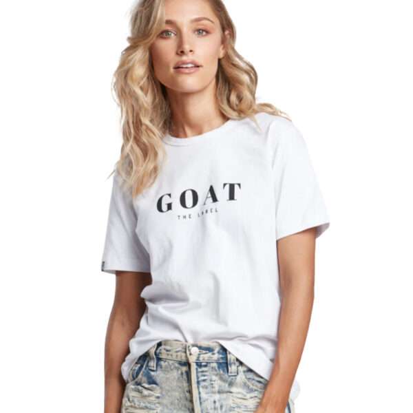 Heels Agency Editor Demi Karan Goat the Label White Goat Women's Classic Men's Tshirt