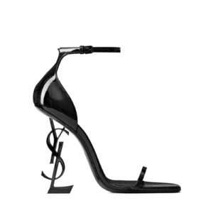 Heels Agency Editor Demi Karan YSL Opyum Black Patent Leather Sandal Cosmpolitan Shoes Double Bay Sydney