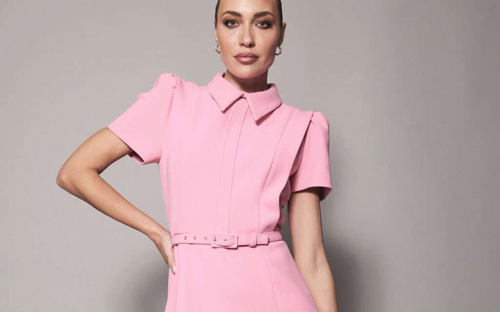 Heels Agency Fashion Designer Karen Gee Couture Designer Sydney Chifley Square Fashion Feature Demi Karan Editor ed-it.co Pink Kingsley Dress