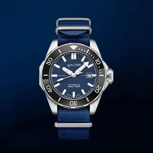 Heels Agency Walteri Swiss Luxury Watches Deep Oceaner Blue Limited Edition