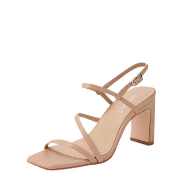 Heels Agency Midas Shoes Heels Fayte Nude Leather Sandals Editor Demi Karan ed-it.co