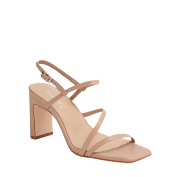 Heels Agency Midas Shoes Heels Fayte Nude Leather Sandals Editor Demi Karan ed-it.co