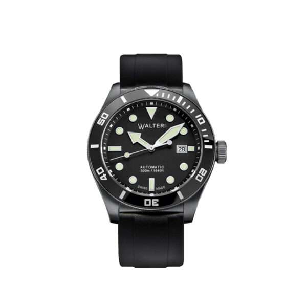 Heels Agency Walteri Swiss Luxury Watches Deep Oceaner Black 500 Black Limited Edition Editor Demi Karan ed-it.co