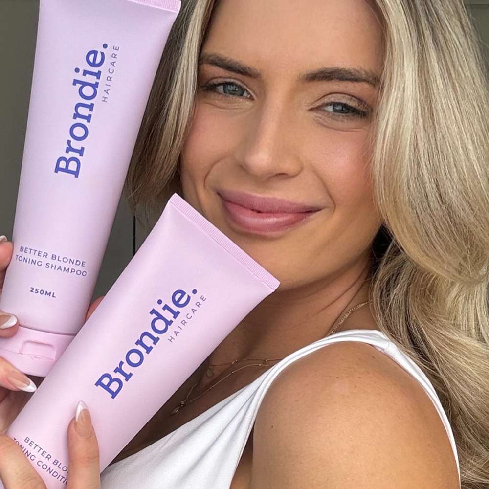 Heels Agency Brondie Better Blonde Toning Shampoo flaunt.media ed-it.co founder Demi Karan