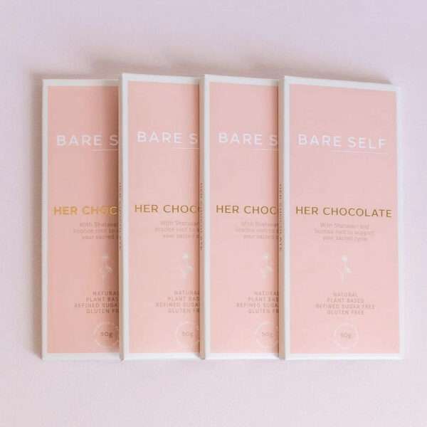 Heels Agency Featuring Bare Self Chocolates for HER women wellness ed-it.co flaunt.media Founder Demi Karan Her Chocolate Original